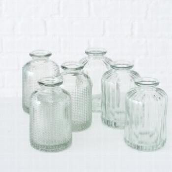 Flasche 3er Set mit Muster